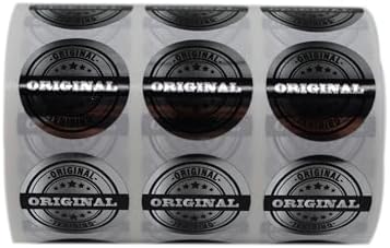 Original(Orjinal) Etiketi PP 25mm Çapında 1000 Adet Ürünlerinizin Kontrol Edildiğini Belirtin.