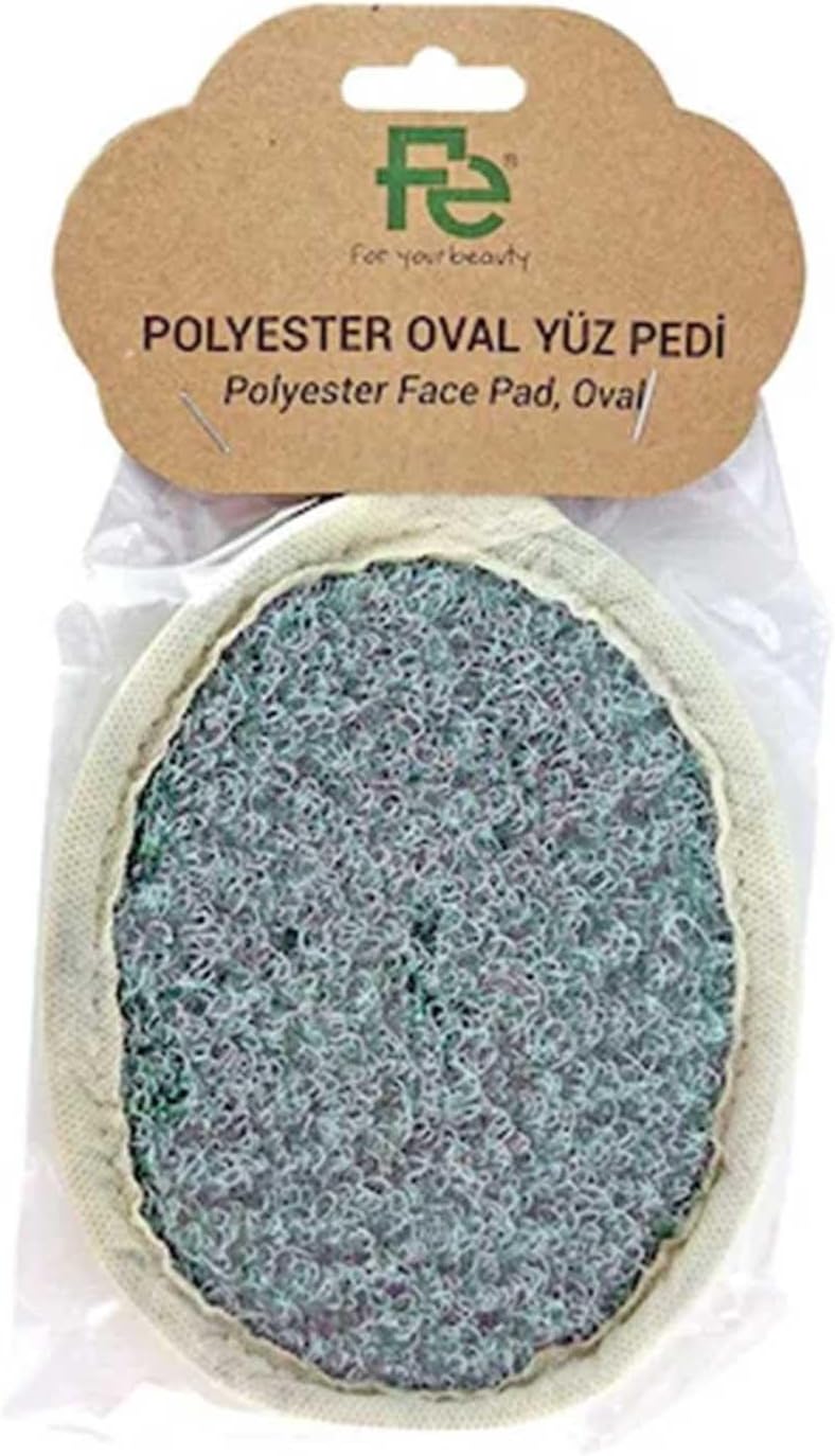 Fe-Polyester Oval Yüz Pedi Face Pad