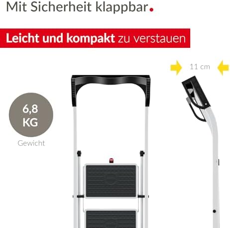 K75 Comfortlıne 3 Basamaklı Merdiven Beyaz Renk Tek Ebat Hl 4343-300
