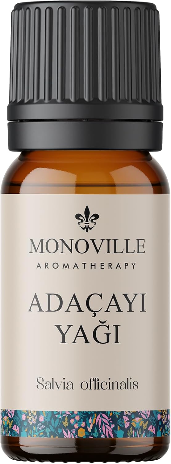 Monoville Adaçayı (Acı Elma) Uçucu Yağı 10 ml%100 Saf Ve Doğal (Oil)