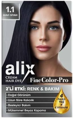 Alternative view of Alix Kit Saç Boyası 50 ml 1.1 Mavi Siyah