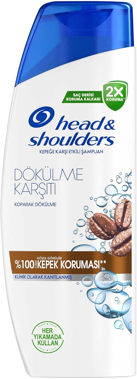 & Shoulders Erkeklere Özel Kafeinli Dökülme ve Kepek Karşıtı 330ML Şampuan,