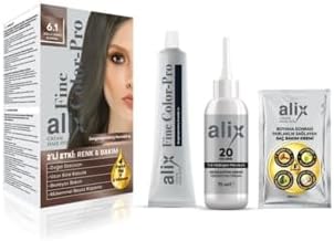 Alix Kit Saç Boyası 50 ml 6.1 Küllü Koyu Kumral