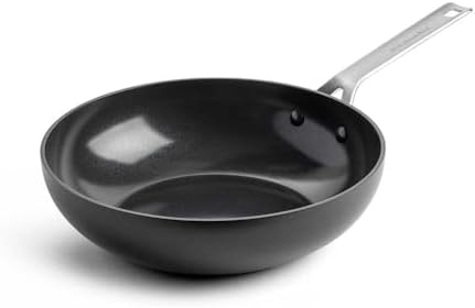 Alu Magn Wok Tava 28 cm Mat Siyah