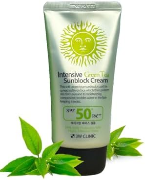 Alternative view of 3W Clinic Yatıştırıcı ve Nemlendirici Yeşil Çay İçeren Büyük Boy Güneş Koruyucu 3W Clinic SPF 50+ PA +++ 70ml
