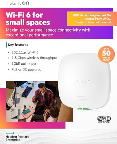 Alternative view of Aruba a Hewlett Packard Enterprise company HP - S1T09A