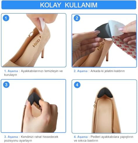 Alternative view of SP02 - Yapışkanlı Bilek Koruma | Topuk Vurma Önleyici Ve Ayakkabı Daraltma Yumuşak Sünger Ped (36-40)