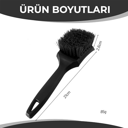 - Lastik, Paspas Temizleme Fırçası, Arabalar veya Motorsikletler için Lastik Temizleyici Sert Fırça