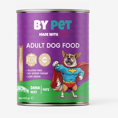 Bypet Dana eti aromalı komple yetişkin köpek maması 400 gr x 12 adet
