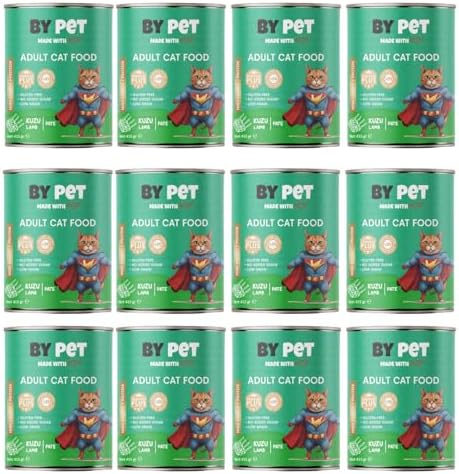 Alternative view of bypet Yetişkin Kediler İçin Kuzu Etli Konserve Yaş Mama 415 gr x 12 Adet