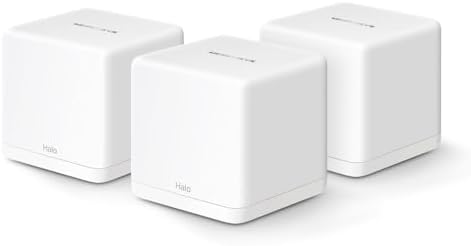 Halo H60X 3-pack, AX1500Mbps, Dual-Band, Gigabit Portları, 100'e Kadar Cihaz Bağlanabilir, 550 m²'ye Kadar Kapsama, Akıllı Bağlantı, Mobil Uygulama ile Kolay Kurulum, Wi-Fi 6 Mesh Sistemi