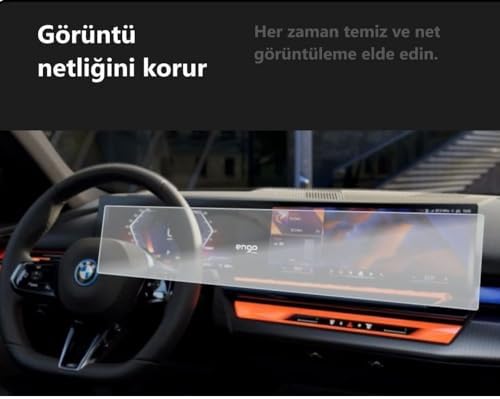 BMW M3 ile Uyumlu Mat Ekran Koruyucu Şeffaf Tam Kaplama Tek Parça