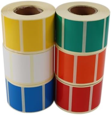 Kuşe Renk Baskılı Etiket 50mm x 30mm Ölçülerinde 1000 Adet 40mm Çapında Kendinden Yapışkanlı Rulo Etiket (Mavi)
