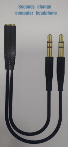 Alternative view of Aux To 2 Aux Kablo 3.5 Mm Girişini 2 Aux A Çeviren Kablo Mikrofon Ve Kulaklık Çevirici Aparat Aux Kulaklık Çoklayıcı NO 193