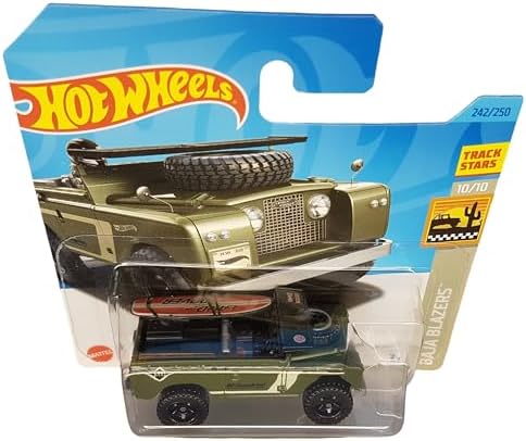 - Land Rover Serisi II - Baja Blazers 10/10 - HKG65 - Kısa Kart - Pist Yıldızları - BFGoodrich - Mattel 2023