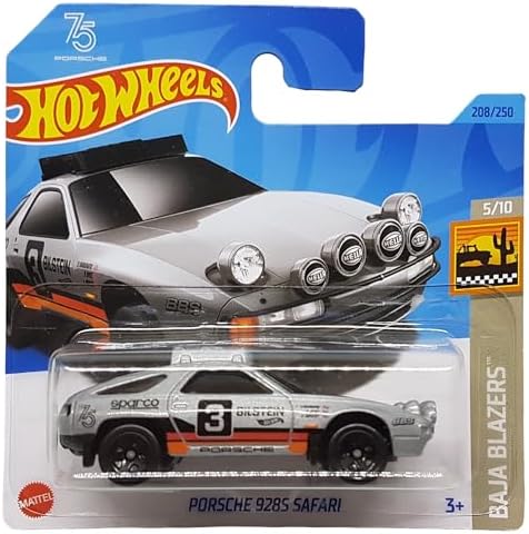- 928S - Baja Blazers 5/10 - HKG46 - Short Card - sparco - Bilstein - BBS - Hella - Mattel 2023