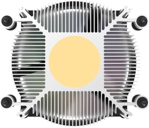 Alternative view of GAMEPOWER RGB Düşük Profilli CPU Soğutucu, AM4/AM5, 95 W TDP, 95 mm RGB Fan, Dahil Premium Termal Bileşik, Bakır Ekleme Tabanı, 4 Pinli Fan Konnektörü