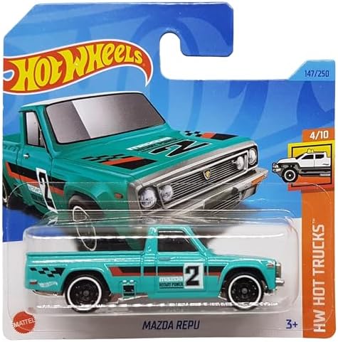 - Repu - HW Hot Trucks 4/10 - HKH99 - Kısa Kart - Pikap Kamyonu - Mattel 2023