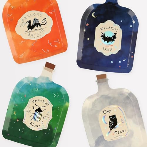 - Making Potion Bottle Plates - Sihirli Şişe Tabaklar (8'li)