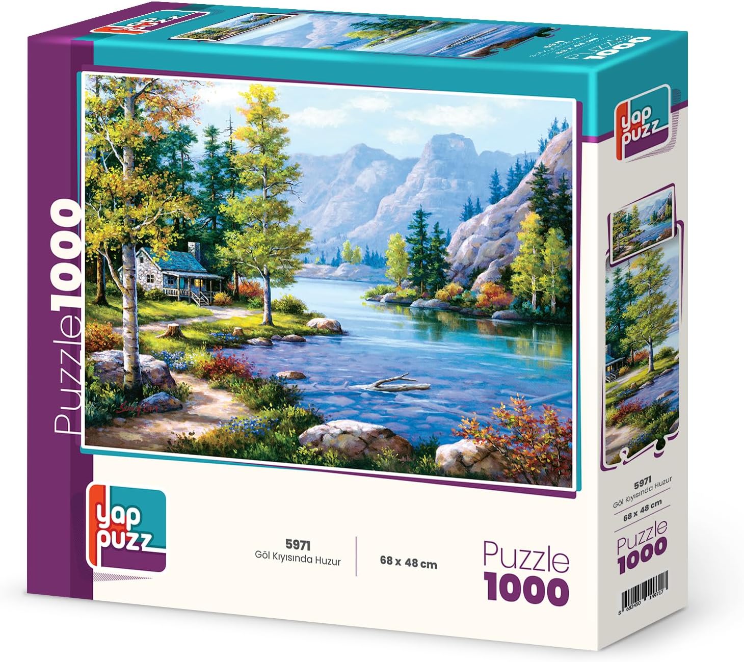 Alternative view of Göl Kıyısında 1000 Parça Puzzle