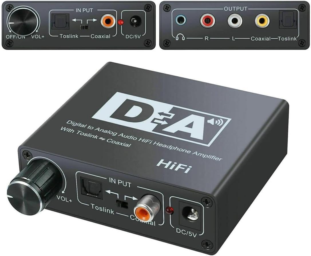 Alternative view of Digital To Analog Dac Çevirici Dönüştürücü Ses Optik Adaptörü
