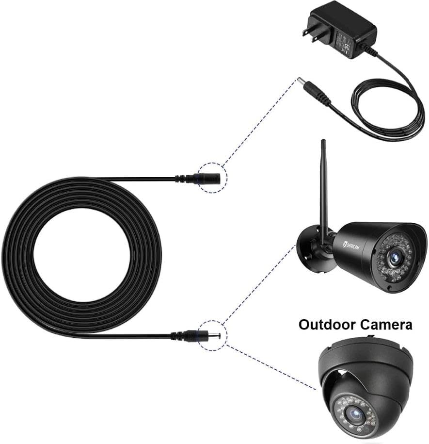 Alternative view of Dc Adaptör Uzatma Kablosu 3 Metre 5.5mm x 2.1mm Dişi Erkek