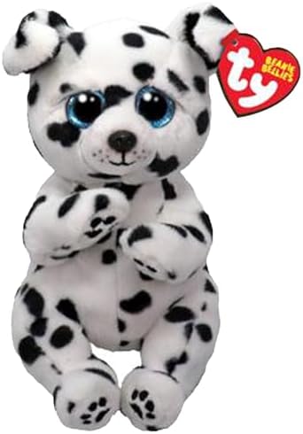 Ty Beanie Bellie Rowdy - Dalmaçya Köpeği - 15,24 cm, Beyaz/Siyah