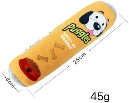 Tineke Puggles Dayanıklı Sesli Köpek Oyuncağı 1 Adet (Orange)