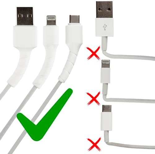 Gorilla 16 Parça Şarj Kablosu Koruyucu, için USB C Şarj Kablosu Koruyucu, Şarj Kablosu Koruyucu, Kablo Tutucu Klipler, Kablo Koruyucu, Şarj Cihazı için Kablo Koruyucu