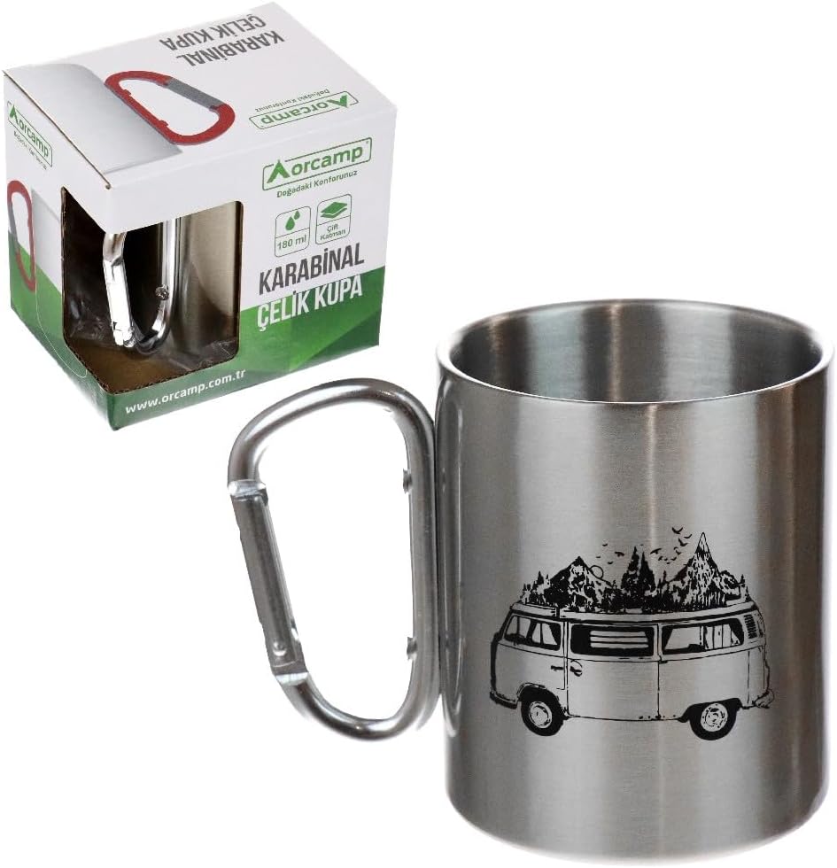 Alternative view of Katlanır Saplı Çelik Kupa 180 ml
