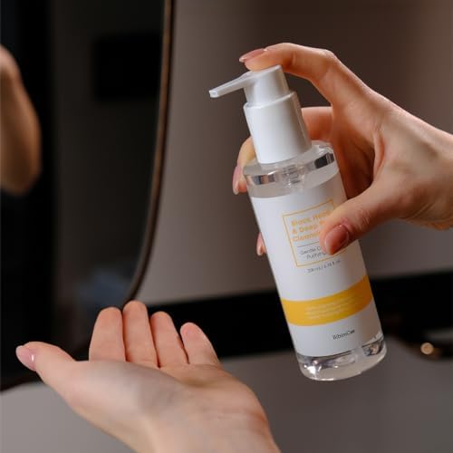 BibimCos Siyah Nokta ve Derin Gözenek Temizleme Yağı, Makyajı, Kirleri ve Fazla Yağı Etkili Şekilde Temizler, Nemlendirici, Tüm Cilt Tipleri İçin, 200ml