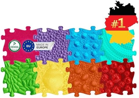 Muffik Set – 8’li Gökkuşağı Duyu Matı (Çocuk ve Erişkinler İçin)