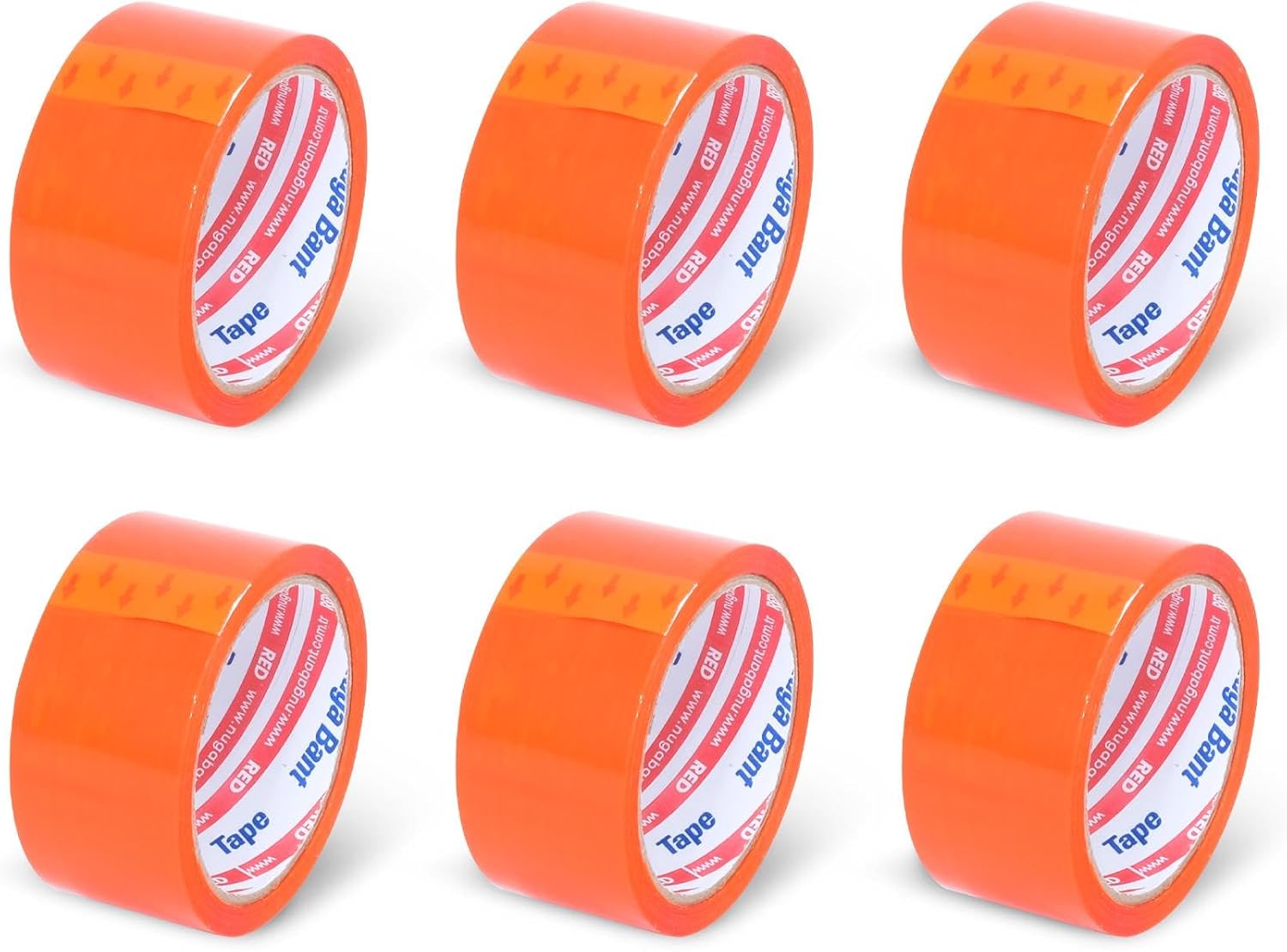 45 MM X 40 MT TURUNCU KOLİ BANDI 6 ADET
