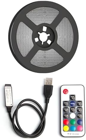 Alternative view of Tv Arkası Animasyonlu RGB Şerit Led Seti Kumandalı 3 Metre - - 5v Usb girişli