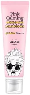 Alternative view of VILLAGE11FACTORY Village 11 Factory Pink Calming Tone Up Sun Block SPF50+ PA++++ 50ml - Güneş Koruyucu & Makyaj Bazı