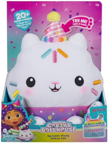 6071152 SprnklPrtyCkyCat I oyuncak, çoklu