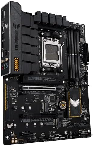 Alternative view of TUF Gaming B650-E WIFI AMD B650 AM5 DDR5 8000 DP HDMI 3x M2 USB3.2 WiFi 6E + BT AURA RGB 2.5Gbit LAN ATX TUF PROTECTION, Q-, Armoury Crate, Anakart