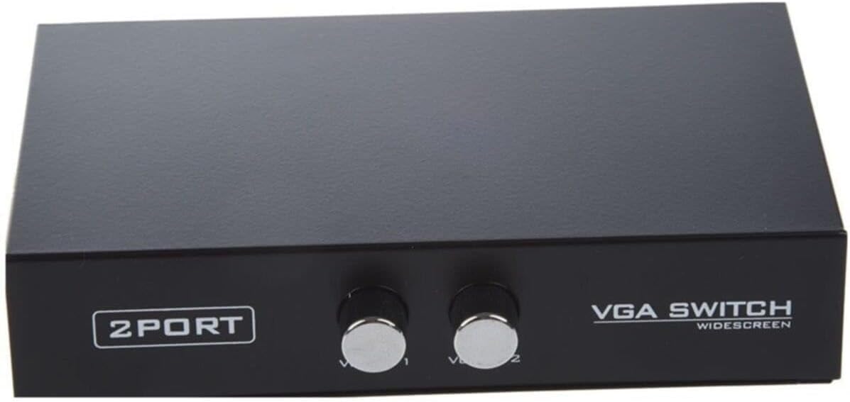 Alternative view of VGA Switch Çoklayıcı Ekran ve Kasa Çoğaltıcı 2 Ekran 1 Kasa veya 2 Kasa 1 Ekran 4675
