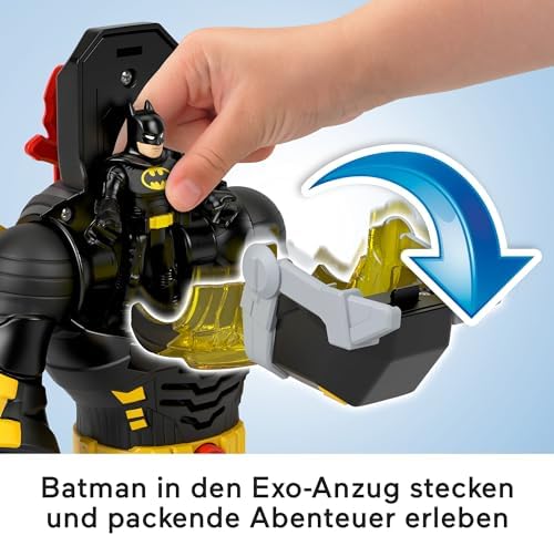 Alternative view of Imaginext DC Super ™ ™ Insider ve Exo Kostümü Imaginext DC Super Insider ve Exo Kostümü, ışıklı ve sesli siyah robot, 6 parça HYG31