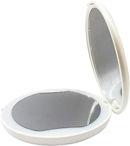 Alternative view of 1X 5X LED Işıklı Makyaj Aynası - Cep Çanta Cüzdan Aynası