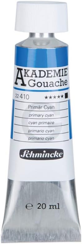 Alternative view of Akademie Guaj Boya 20 ml 410 Primary Cyan
