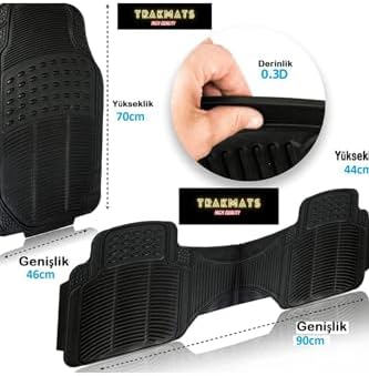Alternative view of (kyb18356) UNİVERSAL OTO PASPAS DESENLİ SİYAH Kia Sorento 7 ile uyumlu