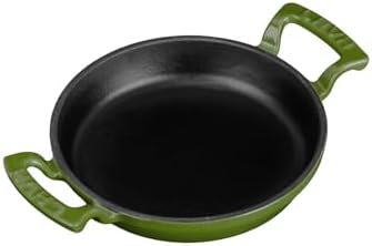 Döküm Yuvarlak Sahan Döküm Demir Yekpare Çift Kulplu Çap(Ø)16cm. Yeşil