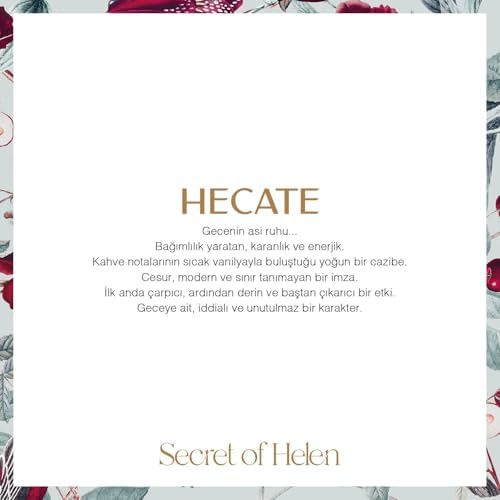 Alternative view of Secret of Helen Hecate EDP Kadın Parfüm, Oryantal-Vanilya,Erik, Gül,, Vanilya,, 50ml