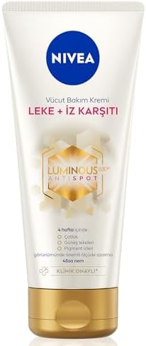 Luminous630 Leke ve İz Karşıtı Vücut Bakım Kremi 200ml, Çatlak ve Güneş Lekesi İyileştirici, 48 Saat Nemlendirici