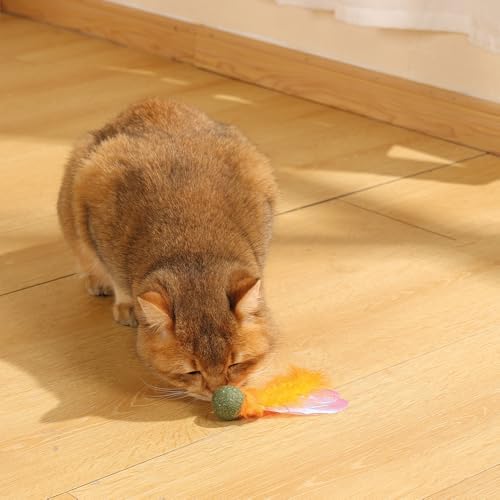 Alternative view of CHARMY FIREFLY CATNİPLİ KEDİ OYUNCAĞI ORANGE