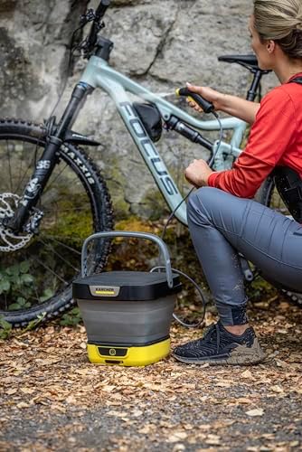 Mobile Cleaner OC 3 Foldable, basma miktarı: 2 l/dk, katlanabilir su tankı, ağırlık: 2,2 kg, su haznesi: 8 l, lityum iyon pil