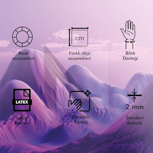 Alternative view of - Bilek Destekli Mouse Pad | Konforlu, Kaymaz Taban, Ergonomik, Yumuşak, Ev,ofis (Siyah)