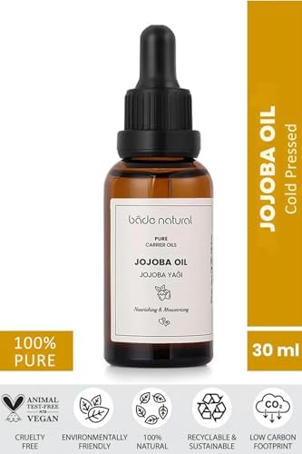 Bade Natural Jojoba Yağı Soğuk Sıkım%100 Saf 30 ml