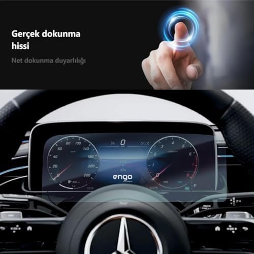 E220 ile Uyumlu Dijital Gösterge Paneli Ekran Koruyucu W214